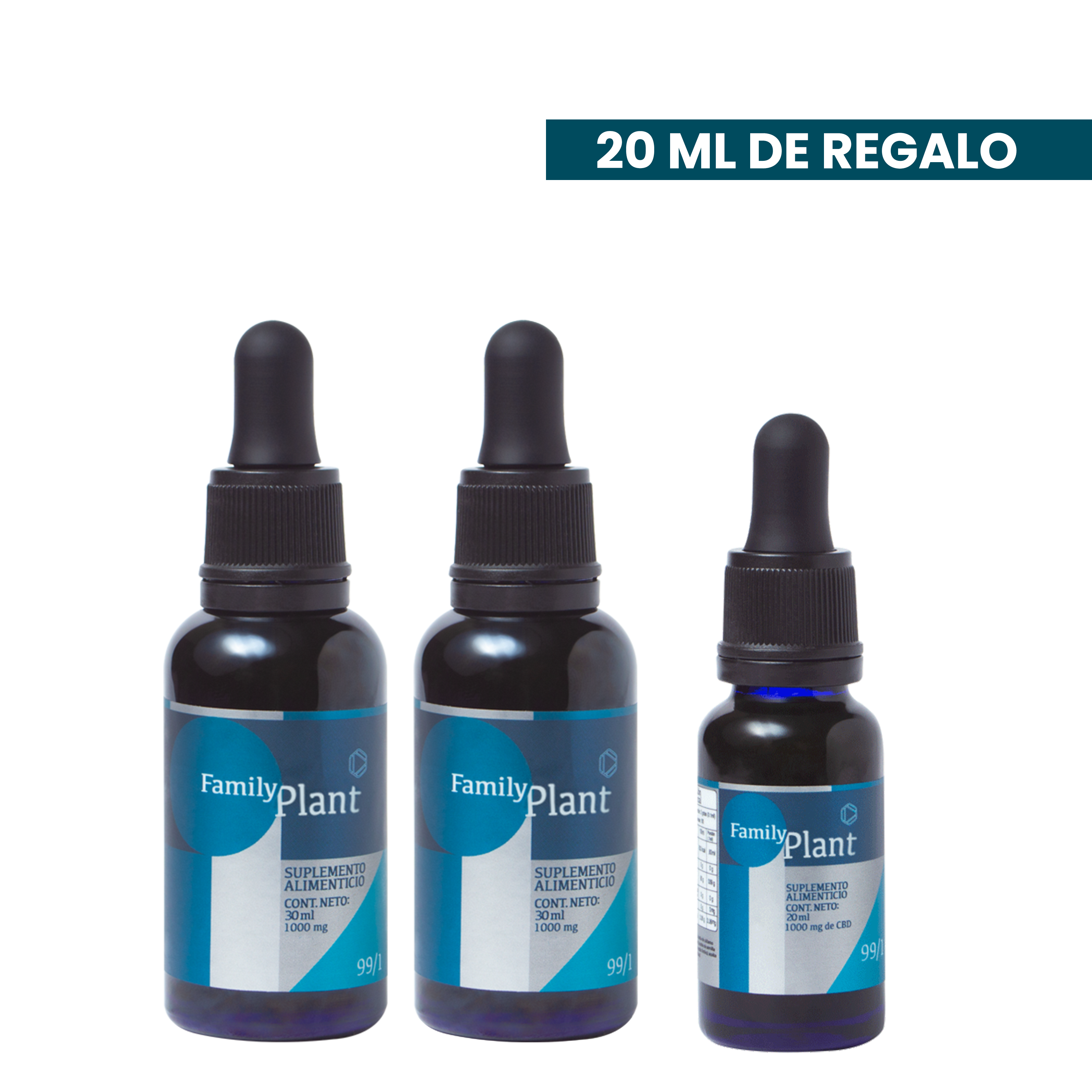 2 Aceite Terapéutico 30 ml y 1 aceite de 20 ml  de regalo